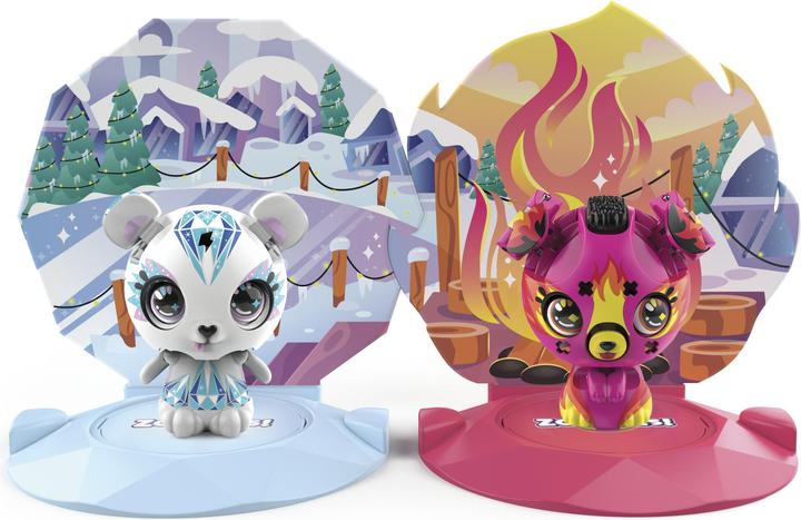 Image du produit Zoobles 2 figurines à collectionner avec mécanisme de transformation