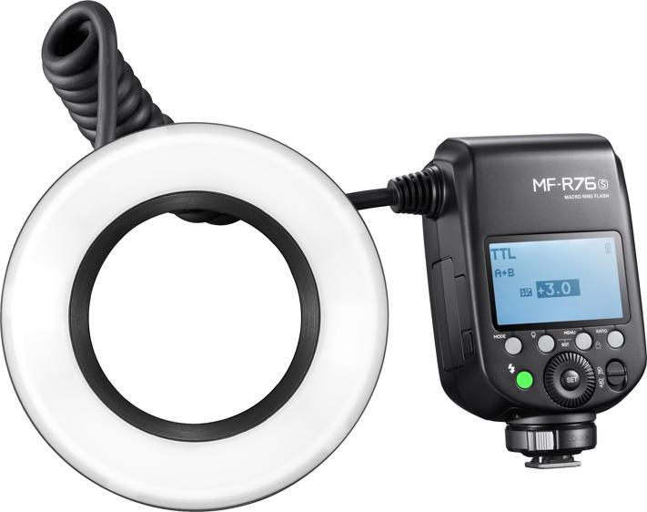 Actual product image Godox MF R76S TTL Macro Ring Flash (Plug-on flash, Sony)