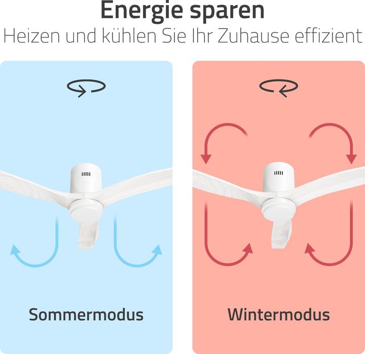 Actual product image Hombli Deckenventilator mit Licht (43 dB)