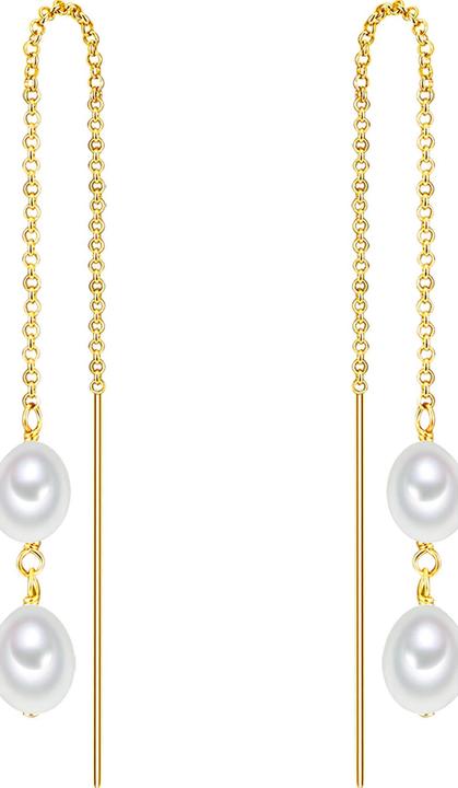 Image du produit Valero Pearls Femme argent sterling perles de culture d'eau douce or jaune - 15062 (Argent Sterling)