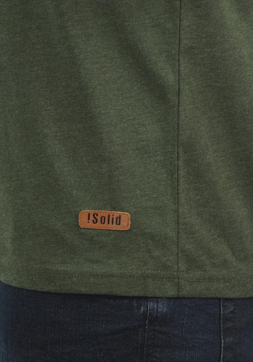 Immagine prodotto Solid Volker T-Shirt A Maniche Corte Maglietta Da Uomo Con Collo Grandad (S)