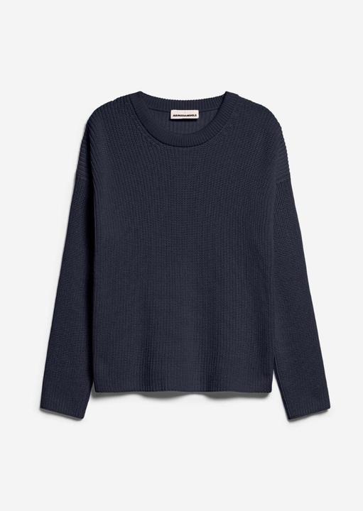 Actual product image Armedangels Long Sleeve Nuriaa Pullover Round-Neck Night Sky (M)