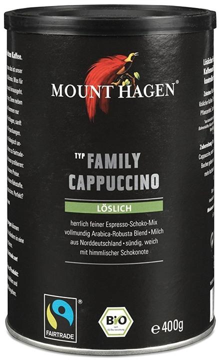 Produktbild Mount Hagen Cappuccino Family Fair Trade Bio 400 g - Kaffee (400 g)