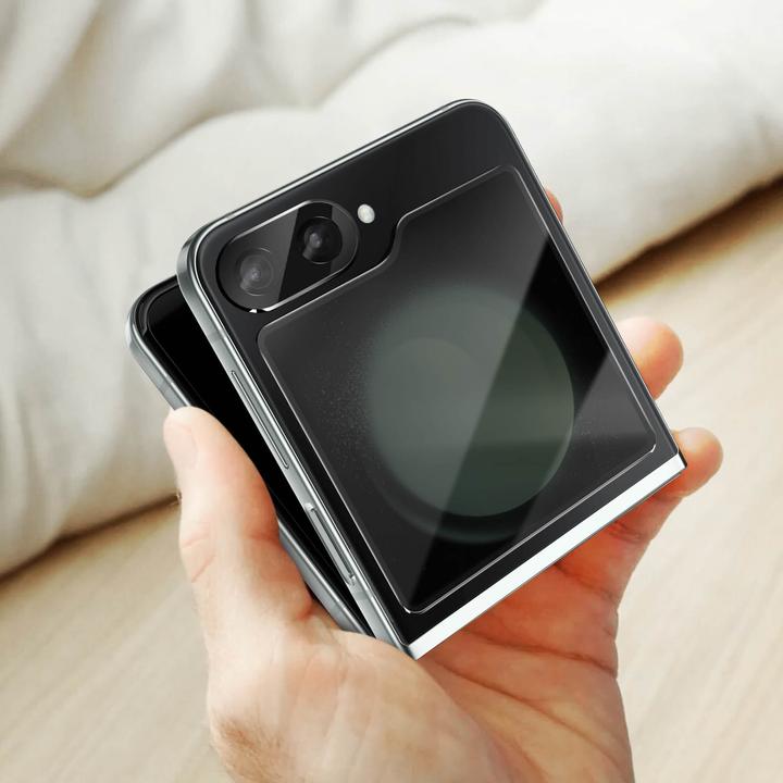 Actual product image Avizar 9H glass, front display + camera (1 Piece, Samsung Galaxy S21)