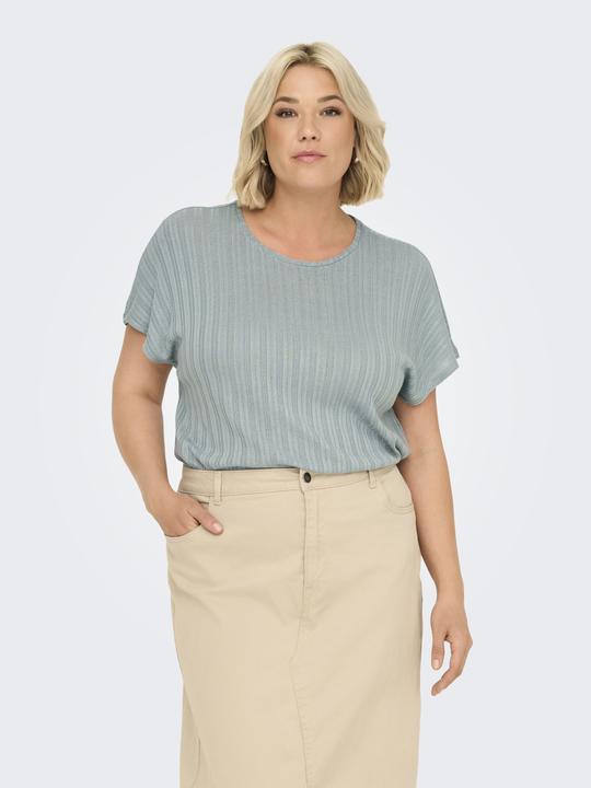 Actual product image Only Locker geschnitten Rundhals Curve Fledermaus-Ärmel Top T-shirt (S)