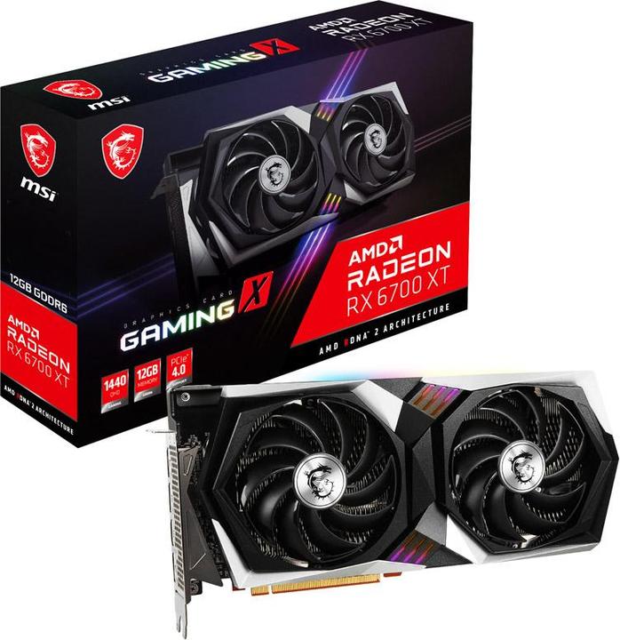 Produktbild MSI Radeon RX 6700 XT Gaming X (12 GB)