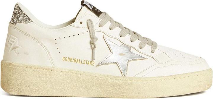 Immagine prodotto Golden Goose ballstar sneakers in leather color white and silver (38)