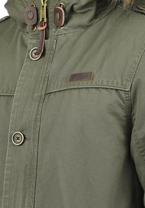 Image du produit Indicode Pulsoor Manteau D'Hiver À Capuche Avec Peau De Mouton Parka D'Hiver Veste Longue Pour Homme (M)
