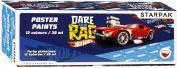 Produktbild Starpak Plakat malt 12kol / 20ml Hot Wheels Folie (Mehrfarbig, 20 ml)
