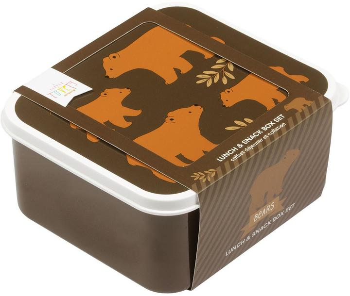 A Little Lovely Company ALLC Lunch & snack box set SBSEBE43 Bears