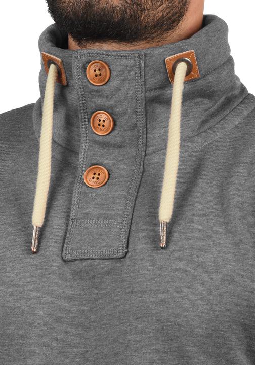 Immagine prodotto Solid TripTroyer Felpa Maglione Pullover Da Uomo Con Chiusura A bottone (M)