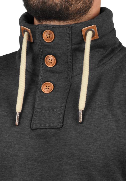 Immagine prodotto Solid TripTroyer Felpa Maglione Pullover Da Uomo Con Chiusura A bottone (M)