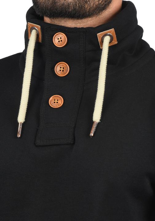 Immagine prodotto Solid TripTroyer Felpa Maglione Pullover Da Uomo Con Chiusura A bottone (S)