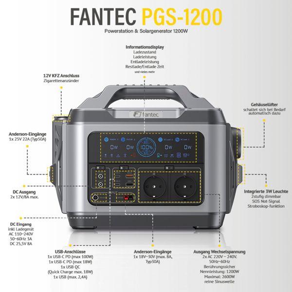 Immagine prodotto Fantec PGS-1200 (1110 Wh, 14 kg)