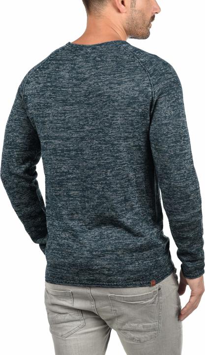 Actual product image Blend Dan Men's Jumper Knit Pullover With O-Neck Flecked (L)