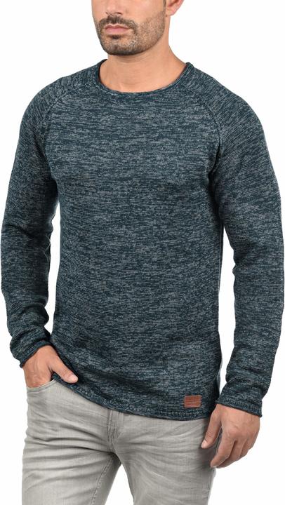 Actual product image Blend Dan Men's Jumper Knit Pullover With O-Neck Flecked (L)