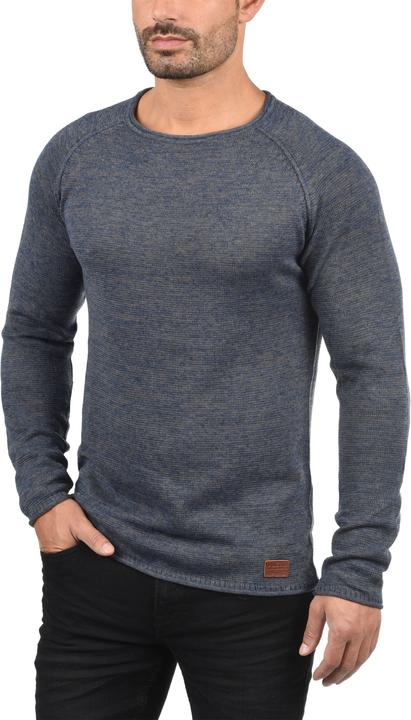 Actual product image Blend Dan Men's Jumper Knit Pullover With O-Neck Flecked (L)