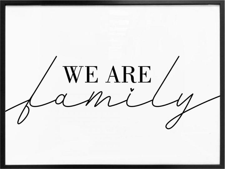 Produktbild Trenddeko We are family (30 x 24 cm)