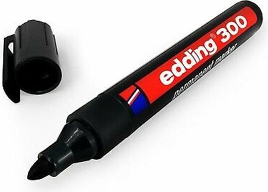 Produktbild Edding Permanent Marker 300 (Rot, 3 mm, 1 x)