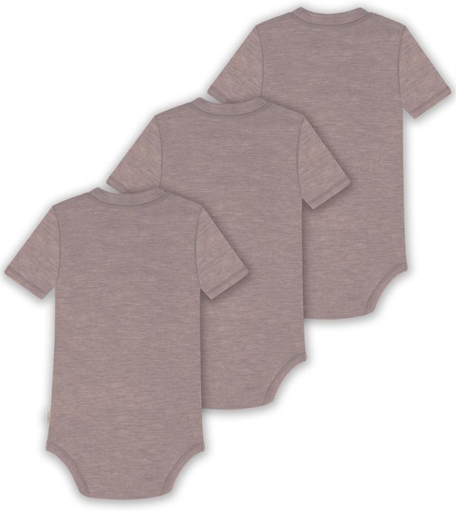Produktbild Normani 3er Set Baby Merino Kurzarmbody „Tihoi" - 9315 (92)