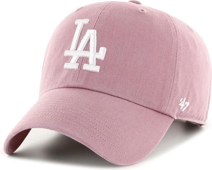 47 Brand Strapback Cap - CLEAN UP Los Angeles Dodgers mauve