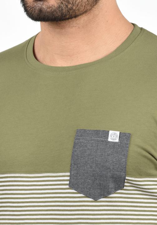 Immagine prodotto Solid Malte T-Shirt Con Disegno Maglietta A Manica Corta Da Uomo Con Girocollo (XXL)