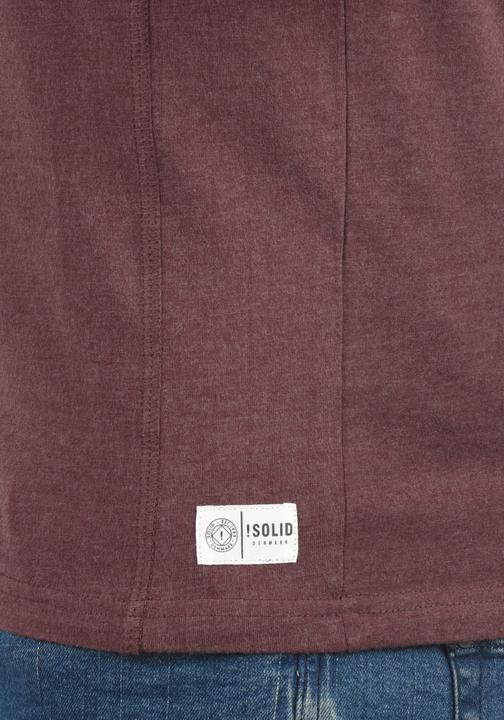 Image du produit Solid Dorian T-shirt À Manches Courtes Pour Homme Avec Col Grandad (L)
