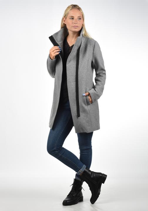 Immagine prodotto Desires Wolke Cappotto Classico Di Lana Giacca Lunga Parka Invernale Da Donna Con Collo Alto (XL)