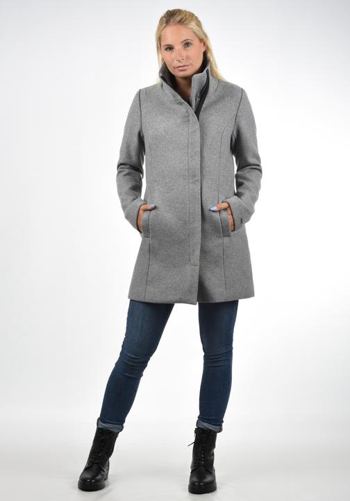 Immagine prodotto Desires Wolke Cappotto Classico Di Lana Giacca Lunga Parka Invernale Da Donna Con Collo Alto (XL)