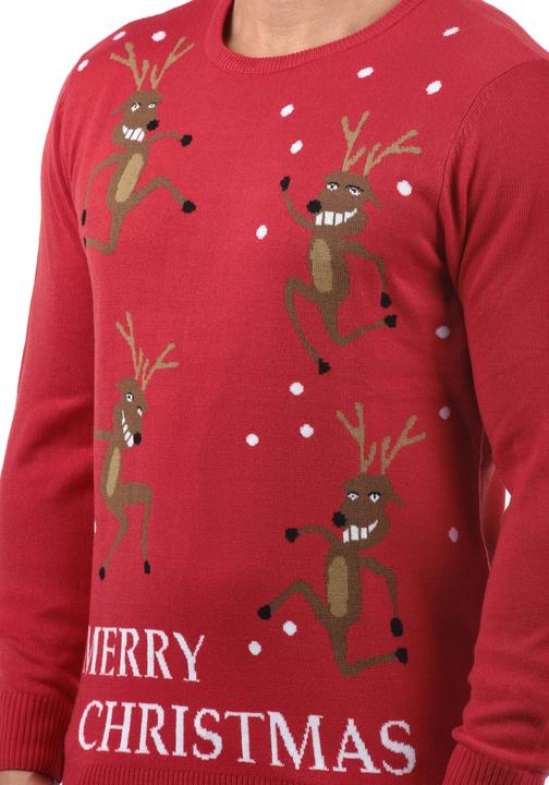 Image du produit Blend Rudolph Pull En Maille De Noël Pull-Over Tricot Pour Homme Avec Encolure Rond (XXL)