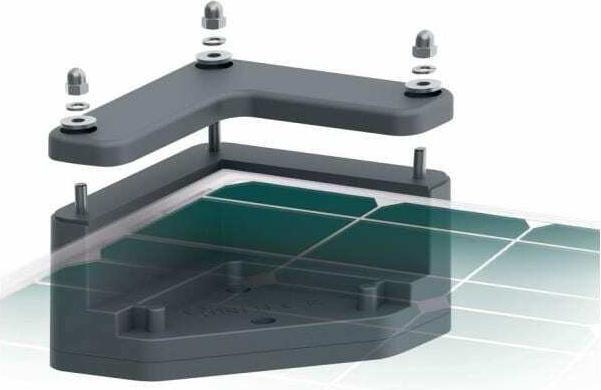 Produktbild Uniteck Befestigungsecke für Solarmodule 40mm (Solaranlage Montagematerial)