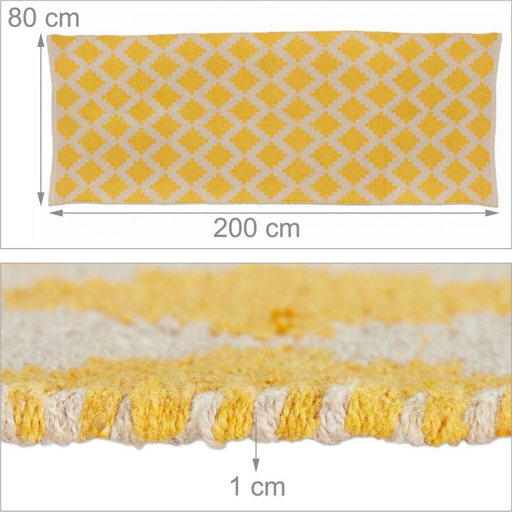 Produktbild Relaxdays Teppich (80 x 200 cm)
