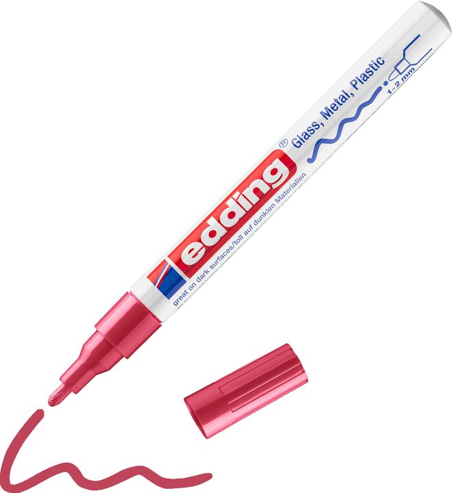 Produktbild Edding 751 - Lackmarker (Rot, 2 mm, 10 x)