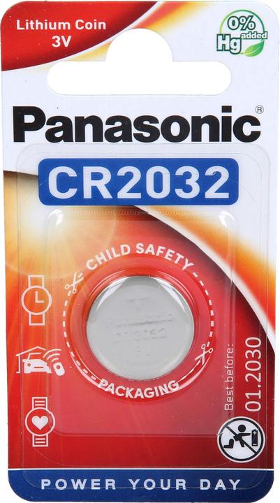 Produktbild Panasonic Lithium Power (1 Stk., CR2032, 225 mAh)