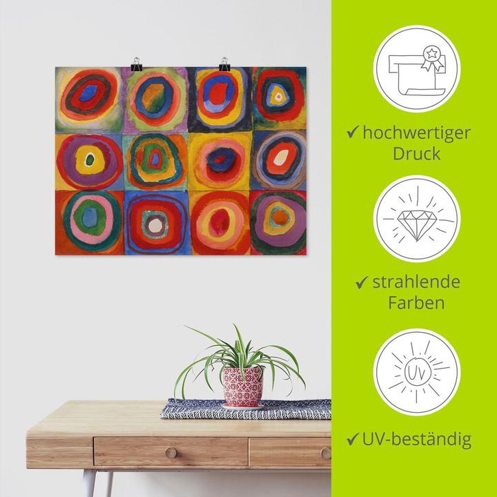 Produktbild Artland Quadrate und konzentrische Ringe. 1913 T6PE (40 x 30 cm)