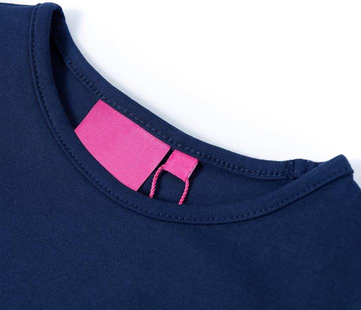 Immagine prodotto VidaXL Camicia da bambino a maniche lunghe blu navy 92,Materiale: 95 % cotone (92)