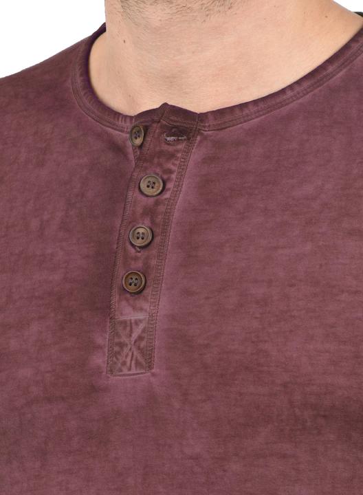 Immagine prodotto Solid Timur Maglia Maglie A Maniche Lunghe Da Uomo Con Collo Grandad In Cotone 100% (M)