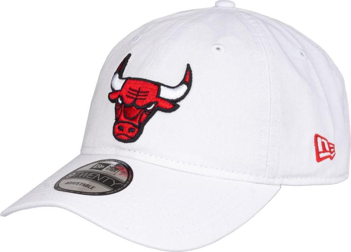 New Era 9Twenty Strapback NBA Cap - Chicago Bulls Weiss (One Size)