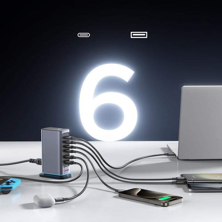 Produktbild Joyroom 6 in 1 Multi USB charger (65 W)