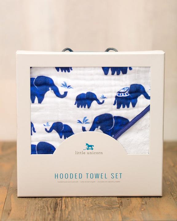 Produktbild little unicorn Hooded Towel Set