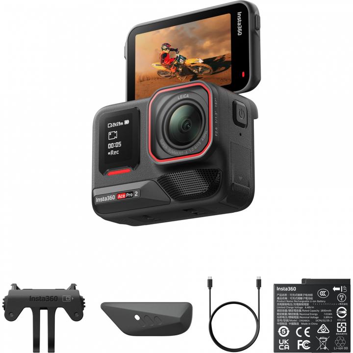 Productafbeelding Insta360 Ace Pro 2 standaard batterijbundel (30p, WiFi, Bluetooth)