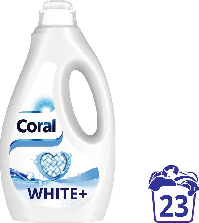 Coral Liquid White 23Wl (23 Washing cycles, Liquid detergent)