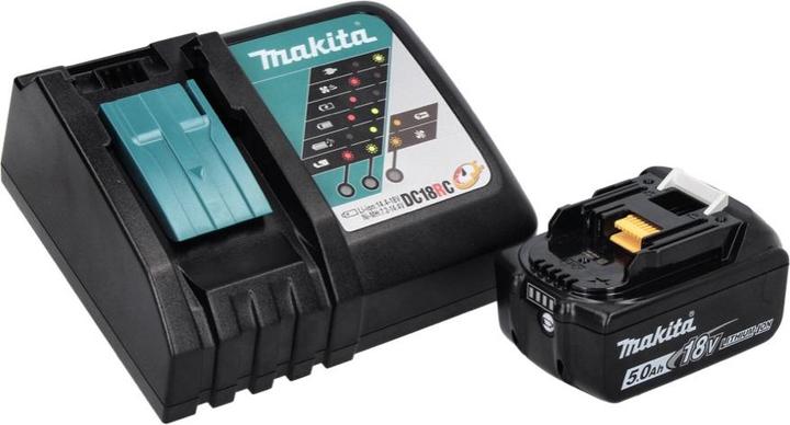 Actual product image Makita DTS 141 RT1 Battery impulse wrench 18 V 40 Nm 1/4" Brushless + 1x battery 5.0 Ah + charger (Rechargeable battery operated)