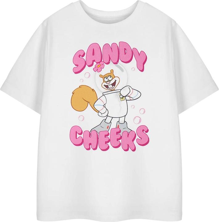 Immagine prodotto Spongebob Squarepants Maglietta Sandy Cheeks Maniche Corte Ragazze (116)