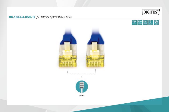 Actual product image Digitus Network cable (S/FTP, CAT6a, 5 m)