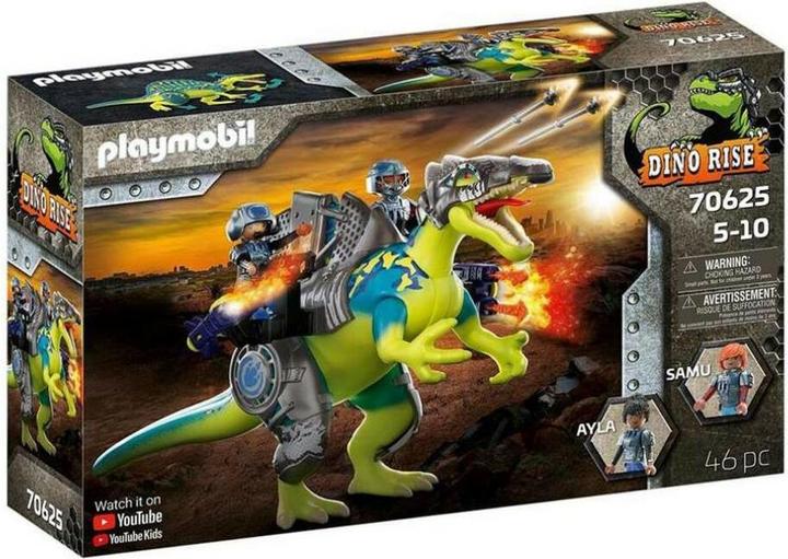 Actual product image Playmobil Spinosaurus: Double defense power (70625, Playmobil dinos)