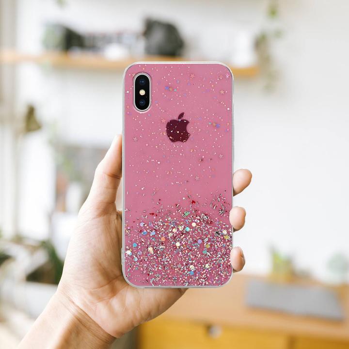 Image du produit Cadorabo Couverture TPU paillettes scintillantes (Apple iPhone XS Max)
