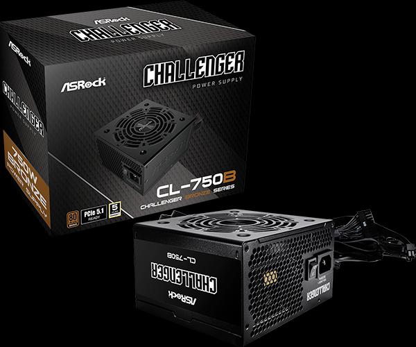 Immagine prodotto AsRock Challenger CL-750B 750W 80+ Bronze PSU (750 W)