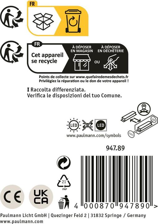 Produktbild Paulmann Capea Grand (1200 lm, IP44)