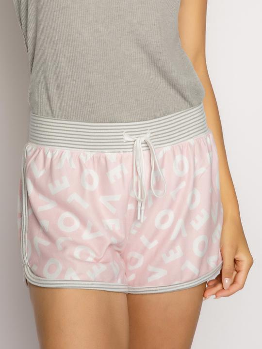 Pj Salvage Pyjamahose short - Live Life Gratefully (S)